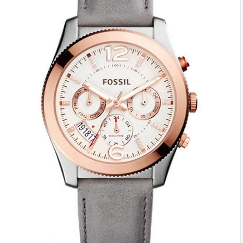 Fossil Rose Gold and Gray Women's Watch